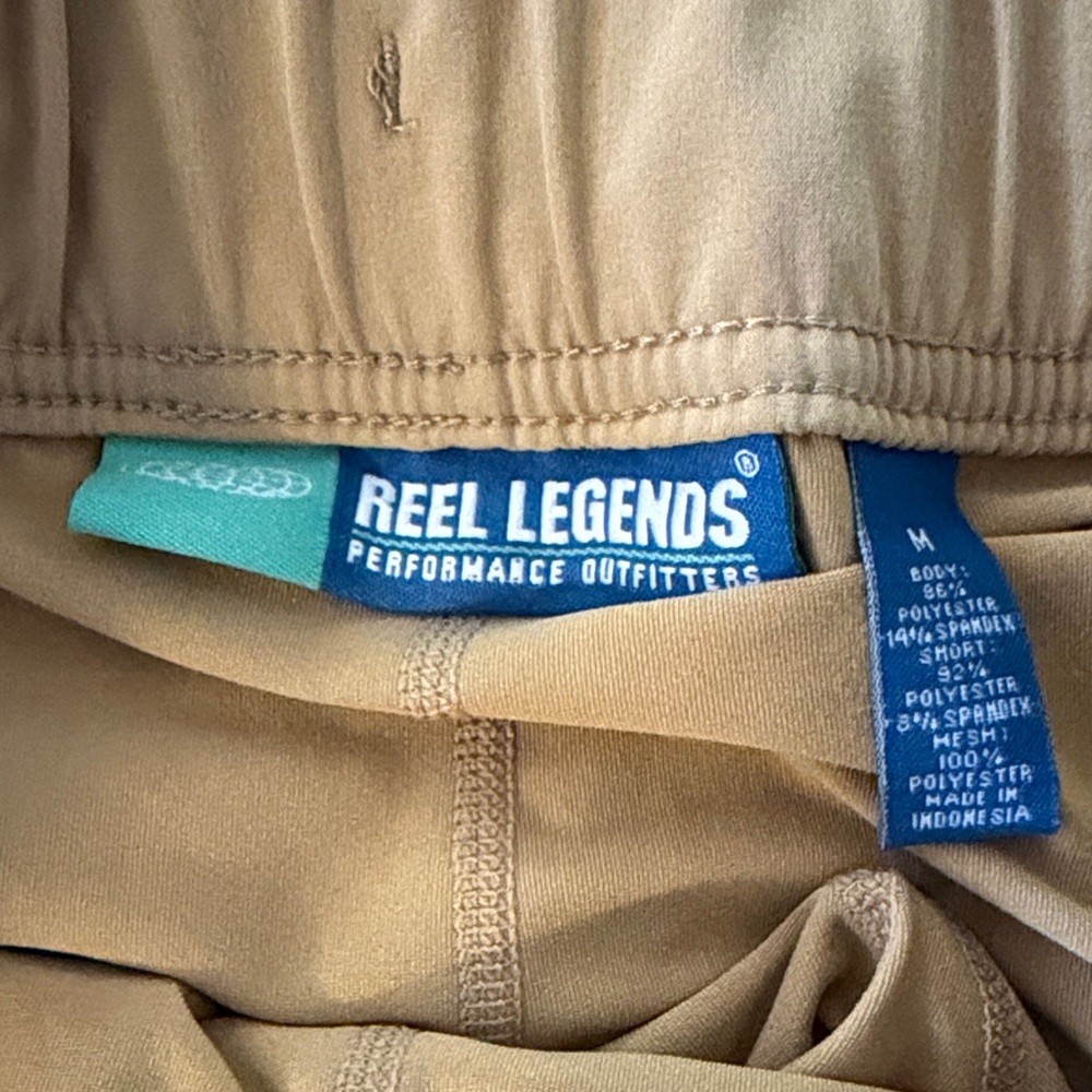 Reel Legends Tan Performance Skort - Picture 2 of 3